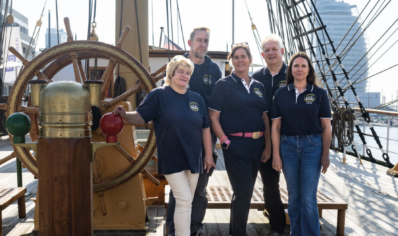 Das Team vom Schulschiff Deutschland