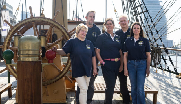 Das Team vom Schulschiff Deutschland